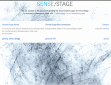 Tablet Screenshot of docs.sensestage.eu